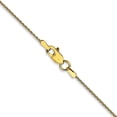thumbnail image 5 of Auriga Fine Jewelry 10K Yellow Gold 1.0 mm Parisian Wheat Chain Necklace for Women 16", 5 of 6
