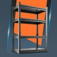 Slsy Garage Storage Shelves, Adjustable 4Tier Metal Heavy Duty