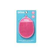 Bliss Dual-Sided Silicone Exfoliating Body Mitt - Pink for Glowing, Smooth Skin