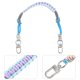 thumbnail image 3 of Correa universal para teléfono móvil, estilo mixto, antipérdida, corta, compatible con todas las fundas, azul y morado, 3 of 7