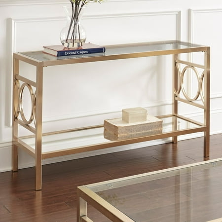 Brass Office Table - Steve Silver Co Olympia Sofa Table