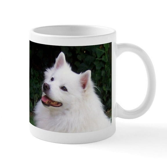 CafePress - American Eskimo Mugs - 11 oz Ceramic Mug - Novelty Coffee Tea Cup