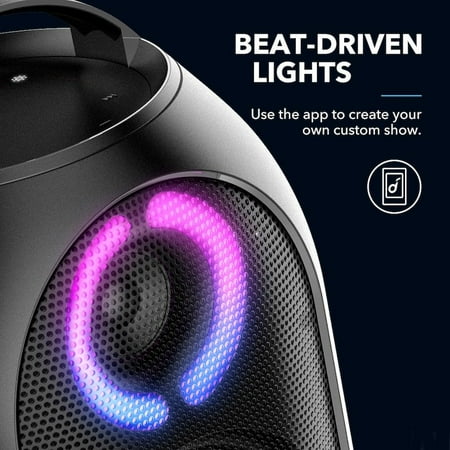 Anker - Soundcore Rave Partycast Portable Bluetooth Speaker - Black