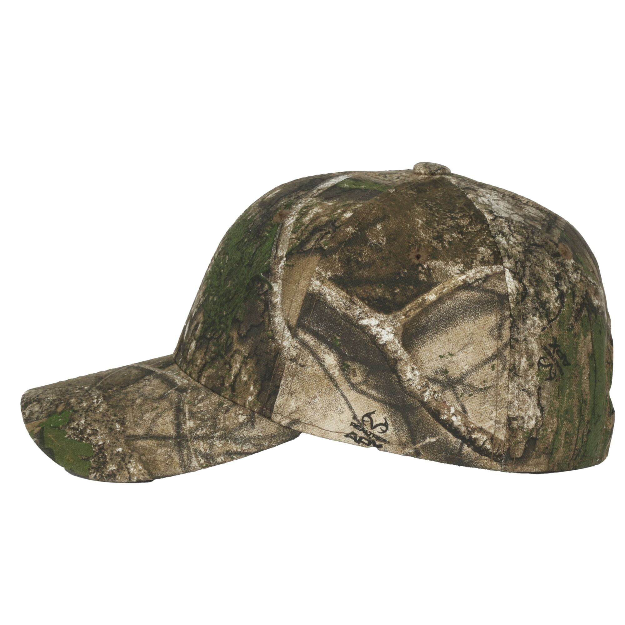 (3 pack) Realtree Lightly Structured Cotton Canvas Baseball Style Cap Realtree APX Camo, Adult, Men's, Hunting