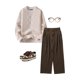 thumbnail image 5 of Jersey Aelfric Eden Oversized de punto pesado vintage de los años 90, 5 of 6