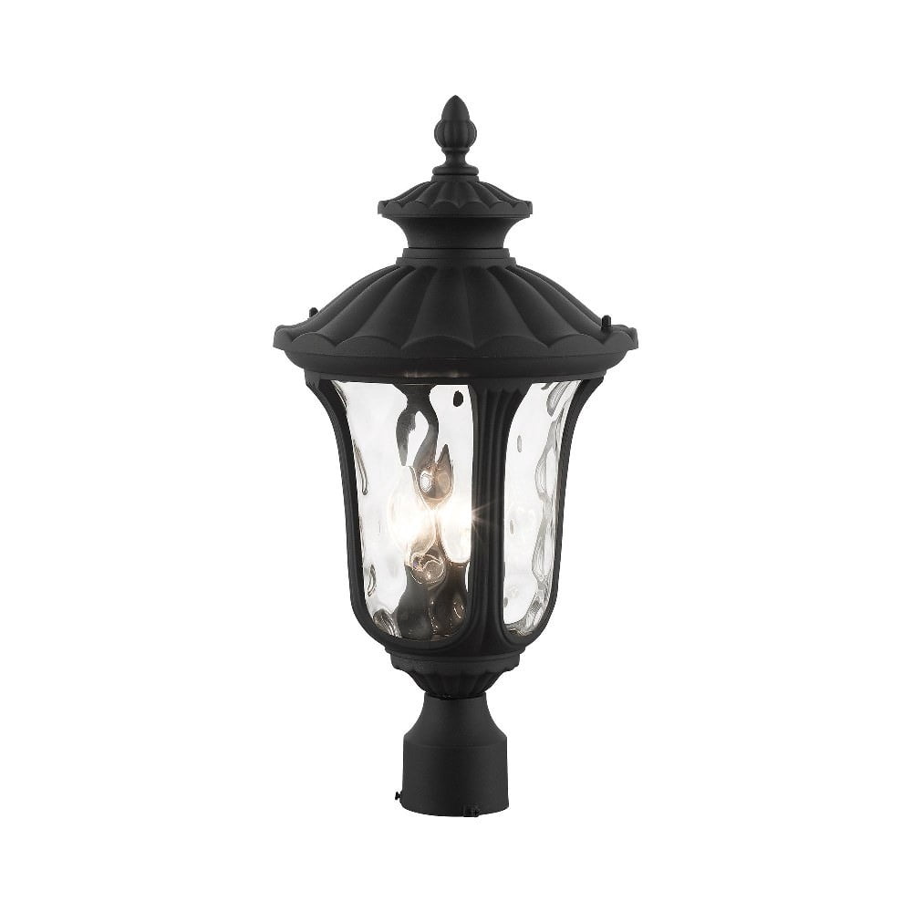 Livex Lighting - Oxford - 3 Light Outdoor Post Top Lantern in Traditional Style
