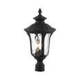 thumbnail image 5 of Livex Lighting Oxford 3 Light Outdoor Post Lantern, 5 of 7