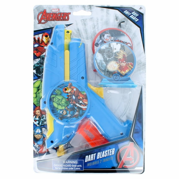 Marvel Avengers Super Hero Suction Dart Blaster with Targets