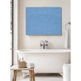 thumbnail image 6 of Blue Burlap Texture Wall Art for Living Room, Canvas Picture Wall Decor for Bathroom Bedroom, Farmhouse Vintage Blue Painting Artwork for Office Kitchen Hallway Dining Room Home Decorations 20"x24", 6 of 8