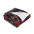thumbnail image 5 of Plaid Tartan Scottish Throw Blanket, Super Soft Anti-Pilling Flannel Bed Blankets, 40"x30", 5 of 8