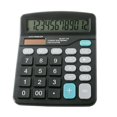 thumbnail image 1 of Electronic Calculator LCD Display Two-way Power 12 Digits Solar Battery Financial Scientific Calculator for Office, 1 of 11