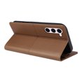 thumbnail image 2 of For Samsung Galaxy S22 Plus Flip Wallet Case,[RFID Blocking]PU Leather Magnetic Folio Cover,With Card Slots,Flip Folding Kickstand,Shockproof TPU Anti-fall Rugged Phone Case Cover,Brown, 2 of 9