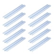 thumbnail image 1 of 10 Peines De Encuadernación De Plástico, 19 Mm De Diámetro, Capacidad De 150 Hojas, 30 Anillas De Plástico Para Encuadernación Con Peine Para Cuaderno De Papel A4 B5 A5,, 1 of 7