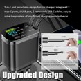 thumbnail image 5 of 5 In 1 Retractable Car Charger Adapter, Pd 30W Usb C Port And Usb Fast Charging, Universal For Phones Tablets And More Always Within Arm's Reach, 5 of 8