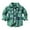 14#Green, variant on Boys Casual Long Sleeve Plaid Button Down Shirt for Children (2-14 Years) Green 70