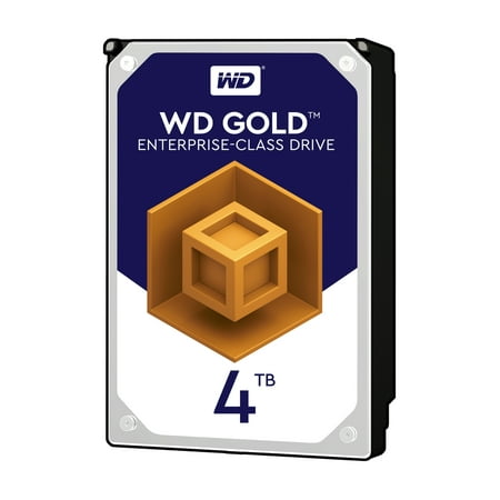 WD Gold 4TB Enterprise-Class Hard Disk Drive - 7200 RPM Class SATA 6Gb/s 256MB Cache 3.5 inch - (Best Hard Drive For Home Server)