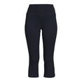 thumbnail image 4 of Athletic Works Women's Active Fit and Flare 22" Capri Pants, Sizes S-XL, 4 of 4
