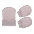 thumbnail image 2 of CANKER Newborn Baby Caps Mittens for Baby Girls Set Hospital Hat Beanie Infant Hats Baby Scratch Mitten Gloves, 2 of 16