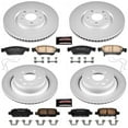 thumbnail image 3 of PowerStop Front and Rear Geomet Coated Brake Rotor and Pad Kit Fits: INFINITI Select Models CRK2862, 3 of 3