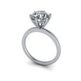 thumbnail image 2 of 4.00 Ct Brilliant Cut Round Real Moissanite Engagement Rings for Ladies Solid 950 Platinum, 2 of 6