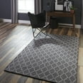 thumbnail image 7 of Momeni Andes Hand Woven Wool and Viscose Charcoal Area Rug 6' X 9', 7 of 7