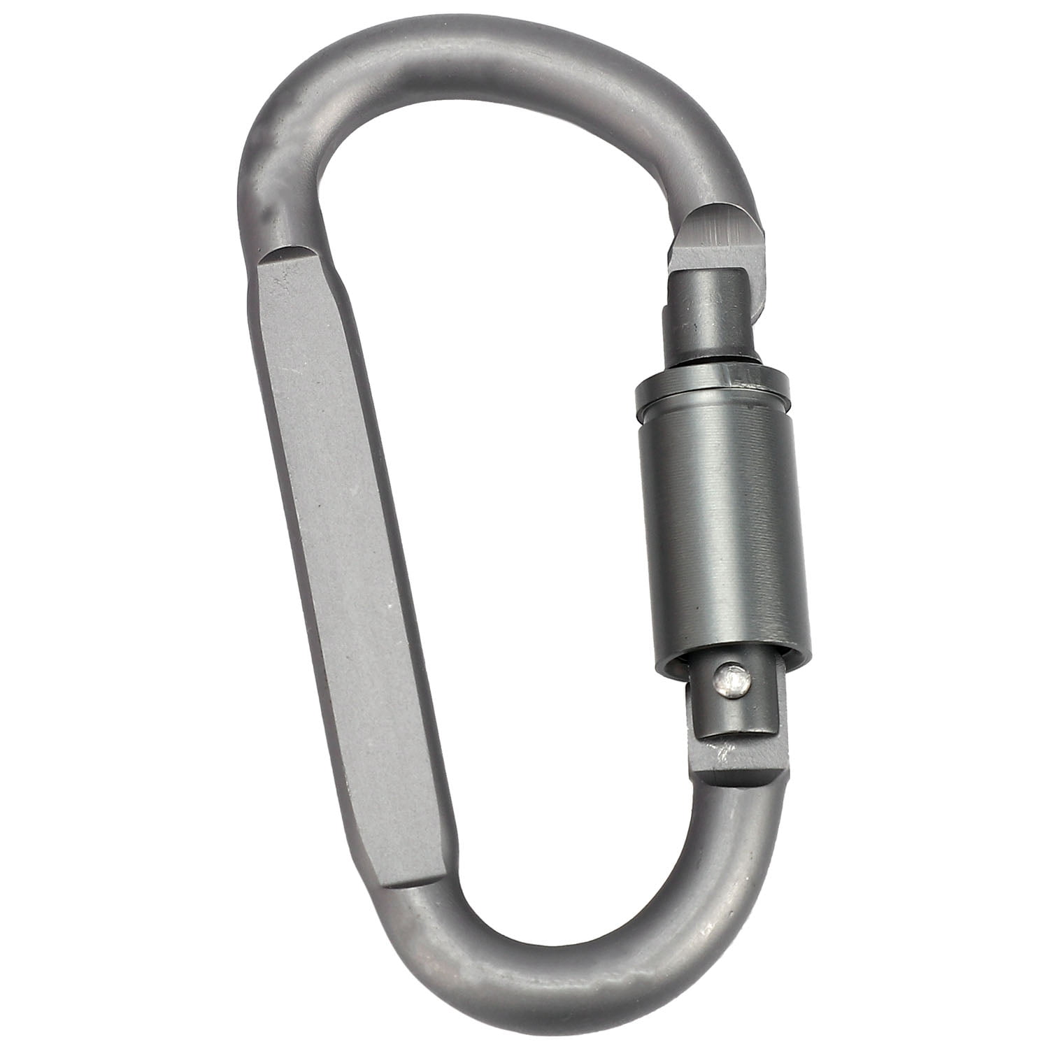 10Pcs Aluminum Screw Locking Carabiner Hook Keychain Wholesale Fast Ship 