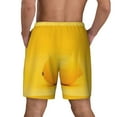 thumbnail image 4 of Haiem Yellow Lemon Men'S Quick-Dry Swim Trunks: Comfortable Beach Shorts With Mesh Lining And Pockets - Ideal For Swimming And Sunbathing Small, 4 of 9