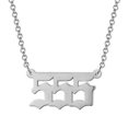 thumbnail image 1 of Uds colgante de collar con número de Ángel collar de acero inoxidable chapado en oro/plata Wmkox8yi sjalhkljlk5952, 1 of 1