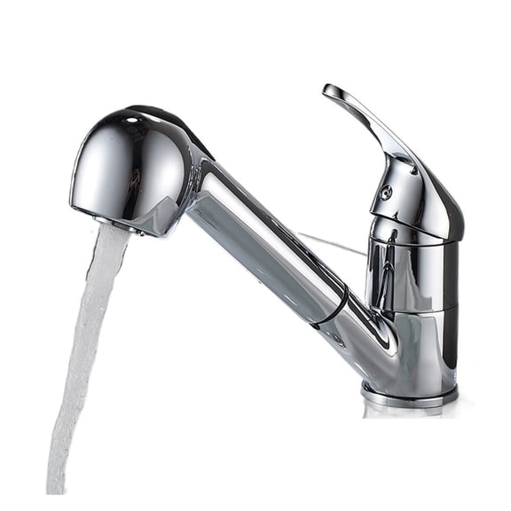 Kitchen Sink Faucets, Single Lever Single Handle Pull Out Sprayer Rv Kitchen Faucet With Pull Down Sprayer (Chrome) ,Easy to Install