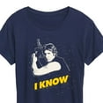 thumbnail image 3 of Star Wars - Valentine Han Solo I Know - Women's Short Sleeve Graphic T-Shirt, 3 of 5