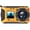Yellow, variant on SEREE 4K 64MP 33FT UHD Underwater Camera for Snorkeling Dual-Screen Compact Waterproof Dustproof Floatable Autofocus Camera with 32GB Card Blue