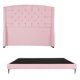 thumbnail image 1 of Cabecera King Size Sitka Rosa+ Box Base Cama Slim King Size, 1 of 8