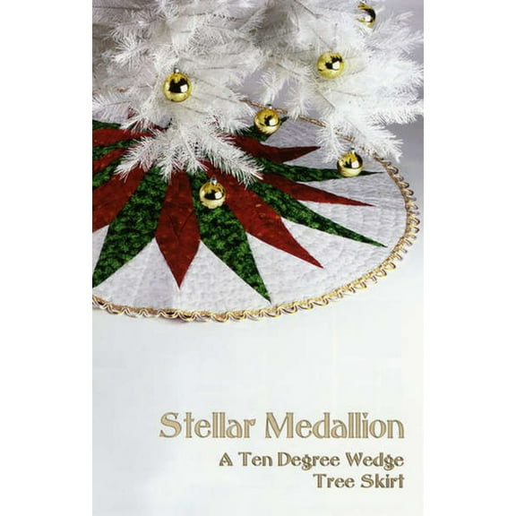 Stellar Medallion Tree Skirt Quilt Pattern by Cheryl Phillips of Phillips Fiber Art