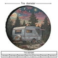 thumbnail image 2 of Camper Spare Tire Cover 12 Inch Happy Camper Protectors Weatherproof Dust-Proof Camper Gifts for Camper Truck Travel Trailer, 2 of 8