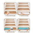 thumbnail image 6 of Turquoise Blue Non-Slip Stair Treads for Wooden Steps, 4 Pack-8x30in Carpet Stair Mats with Adhesive Backing, Noise-Reducing Step Covers for Indoor Stairs, Easy to Install & Residue-Free, 6 of 7