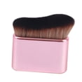 thumbnail image 3 of Brocha de maquillaje para base, brocha Kabuki, cobertura total, difuminado, herramienta de maquillaje para polvos, líquidos, bronceadores, coloretes y Rosa púrpura, 3 of 8