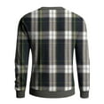 thumbnail image 6 of CharmCyan Men's Round Neck Long Sleeve Ribbed Knit Pullover Dark Gray XL, 6 of 6