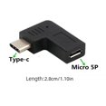 thumbnail image 3 of Universal Micro USB 5Pin to Type-C Adapter Female to Male Converter for Tablet Phones Support Charge Data Transmission, 3 of 4