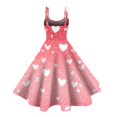 thumbnail image 4 of LWavelet Valentine's 2026 Love Heart Dress for Women, Sweetheart Rose Embroidered A Line Sleeveless Flowy Sundresses Light pink L, 4 of 4