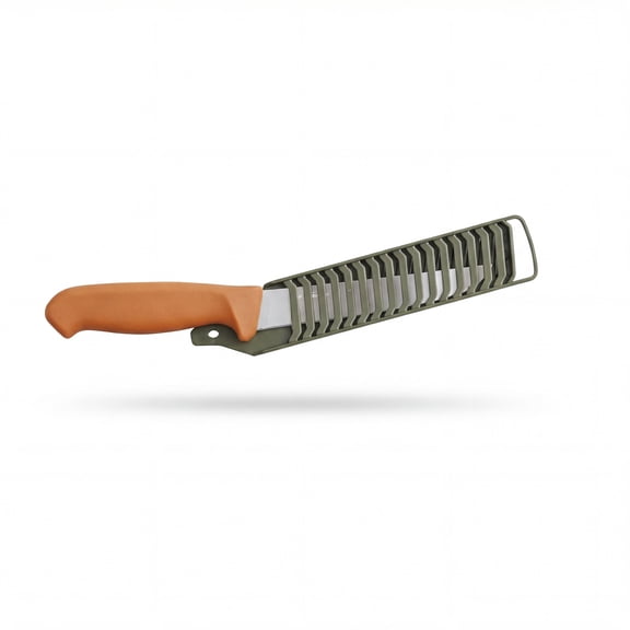 Morakniv Hunting Straight Boning Knife, Recycled Swedish Stainless Steel Fixed Blade with Sheath