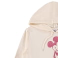 thumbnail image 7 of Disney Ladies Mickey Mouse Hoodie, Classic Disney Sweatshirt Ivory Foil - XL, 7 of 7