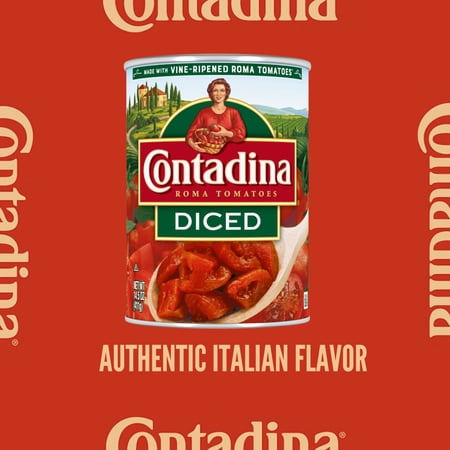 Contadina Diced Tomatoes, 14.5 oz Can