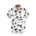 thumbnail image 5 of BRGZLK Men's Short Sleeve Hawaiian Shirt Floral Button Down Shirts Tropical Holiday Beach Shirts Lightweight Summer Tops, 5 of 5