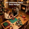thumbnail image 5 of Torqee Oversized DIY Quilted Christmas Tree Kit Beginner-Friendly Christmas Fabric Sewing Craft Set DIY Fabric Craft Patchwork for Front Door and Living Room Decor Gift for Craft Lovers,Style-C, 5 of 7