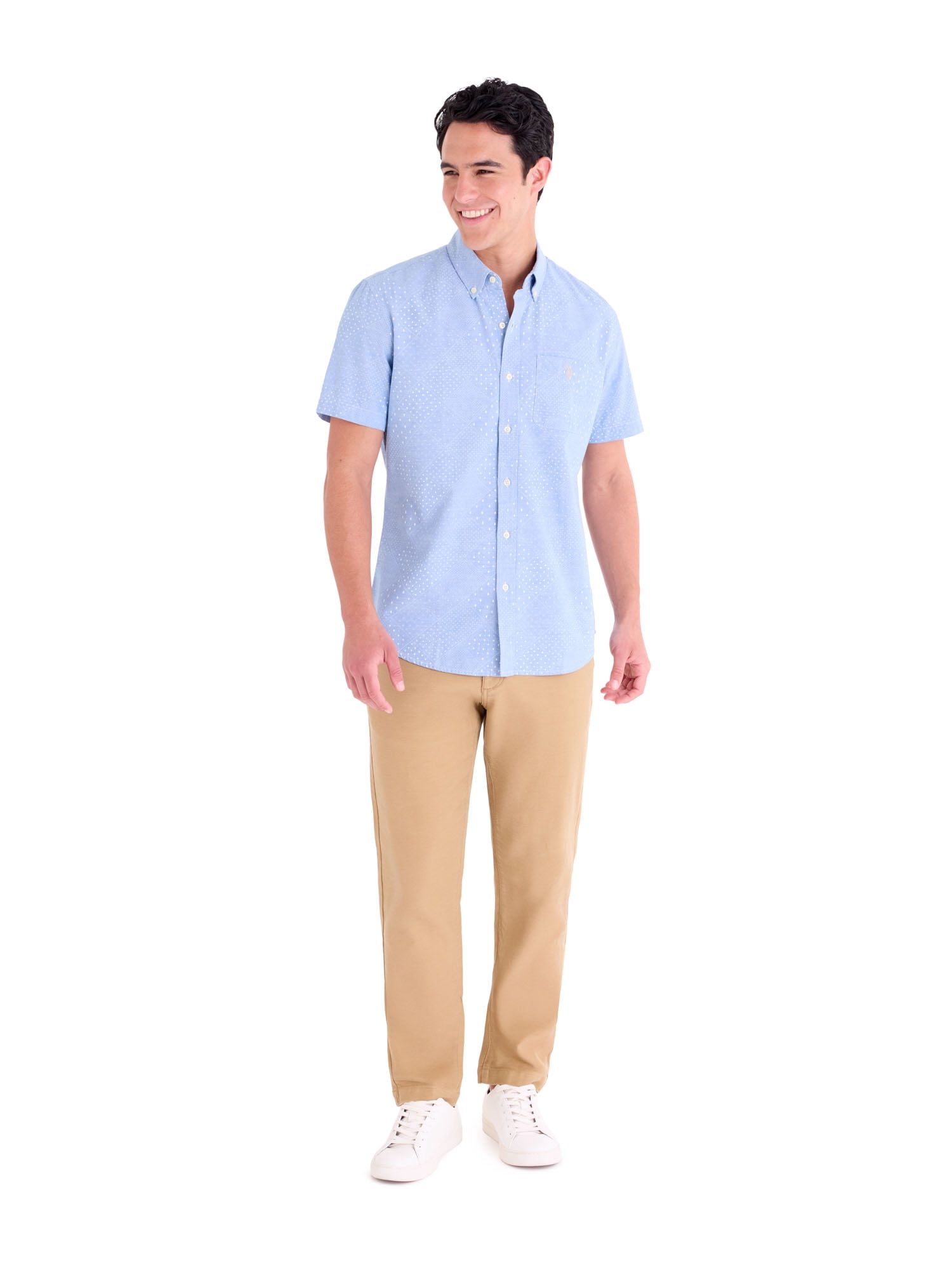 U.S. Polo Assn. Men's Short Sleeve Buttondown Shirt