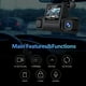 thumbnail image 4 of Cámara DVR para Automóvil Lente de 3 Cámaras Cámara DVR para Automóvil de Doble Lente 1080P HD Cámara de Tablero Grabadora de Video Monitoreo de Estacionamiento 24 Horas Dashcam, 4 of 5