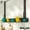 Hook style - Yellow + green, variant on Irregular Modern Wall Mounted Coat Hooks, Colorful Wooden Wall Mounted Rack, Fashionable Clothes Coat Hat Storage Hanger with 5 Pegs Wall Hooks, Space-Saving Coat Hanger for Coats, Hats, Scarves, Key