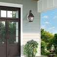 thumbnail image 6 of Livex Lighting Exeter 2 Light Outdoor Wall Lantern in Bronze, 6 of 9