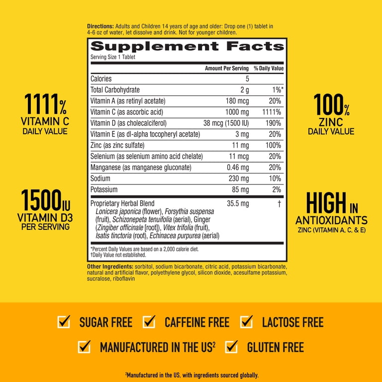 Vitamin C 1000mg Immune Support Effervescent Tablets photo 4