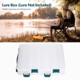 thumbnail image 3 of Cajas para Se?uelos, Doble Cara A Prueba de Agua Visible de Plástico Claro Pesca Se?uelos de Pesca Cebos Ganchos Accesorios de Pesca Caja de Almacenamiento de Accesorios Contenedor(10 ranuras) Ecomeon no, 3 of 5